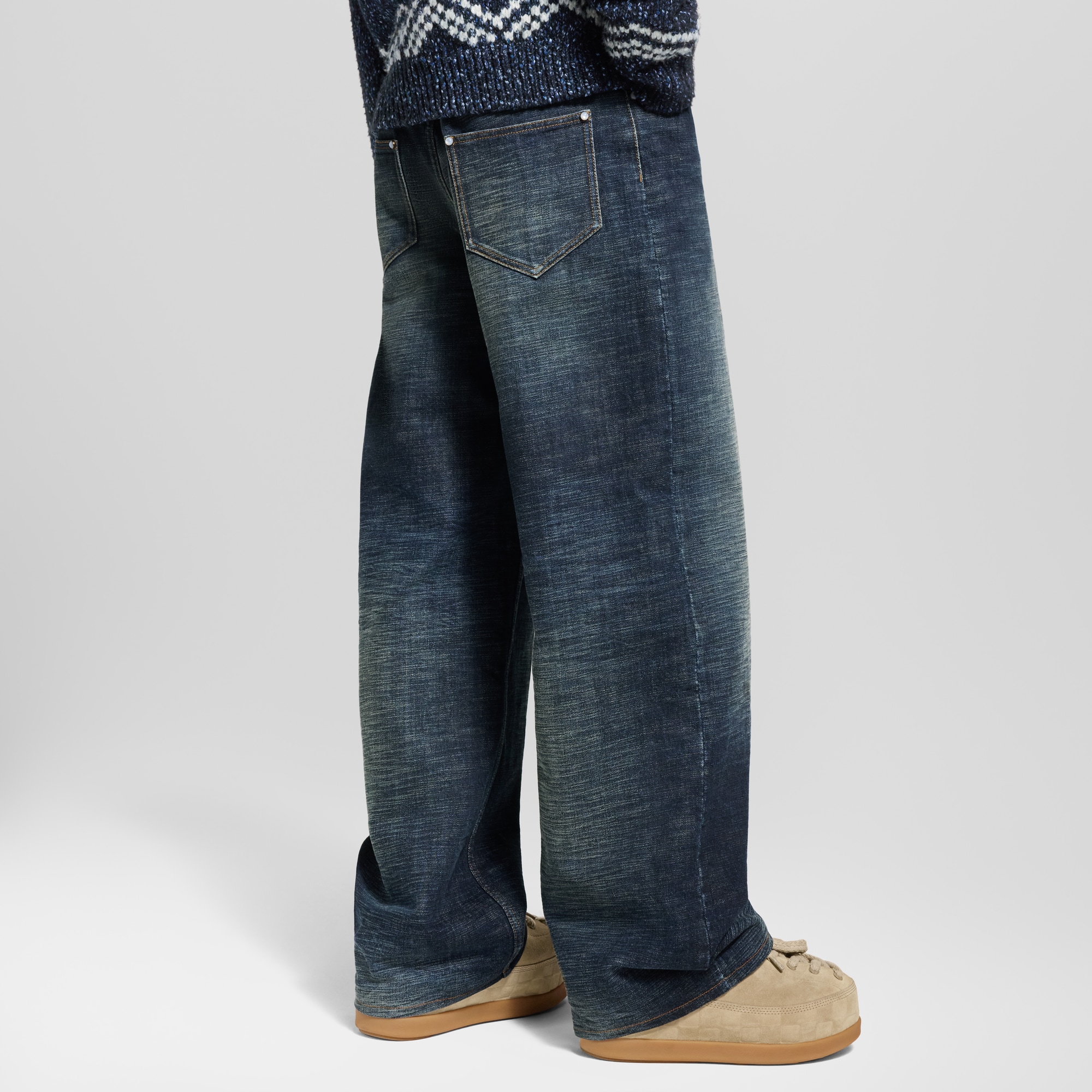 Wide Leg Denim Pants - Ready-to-Wear | LOUIS VUITTON